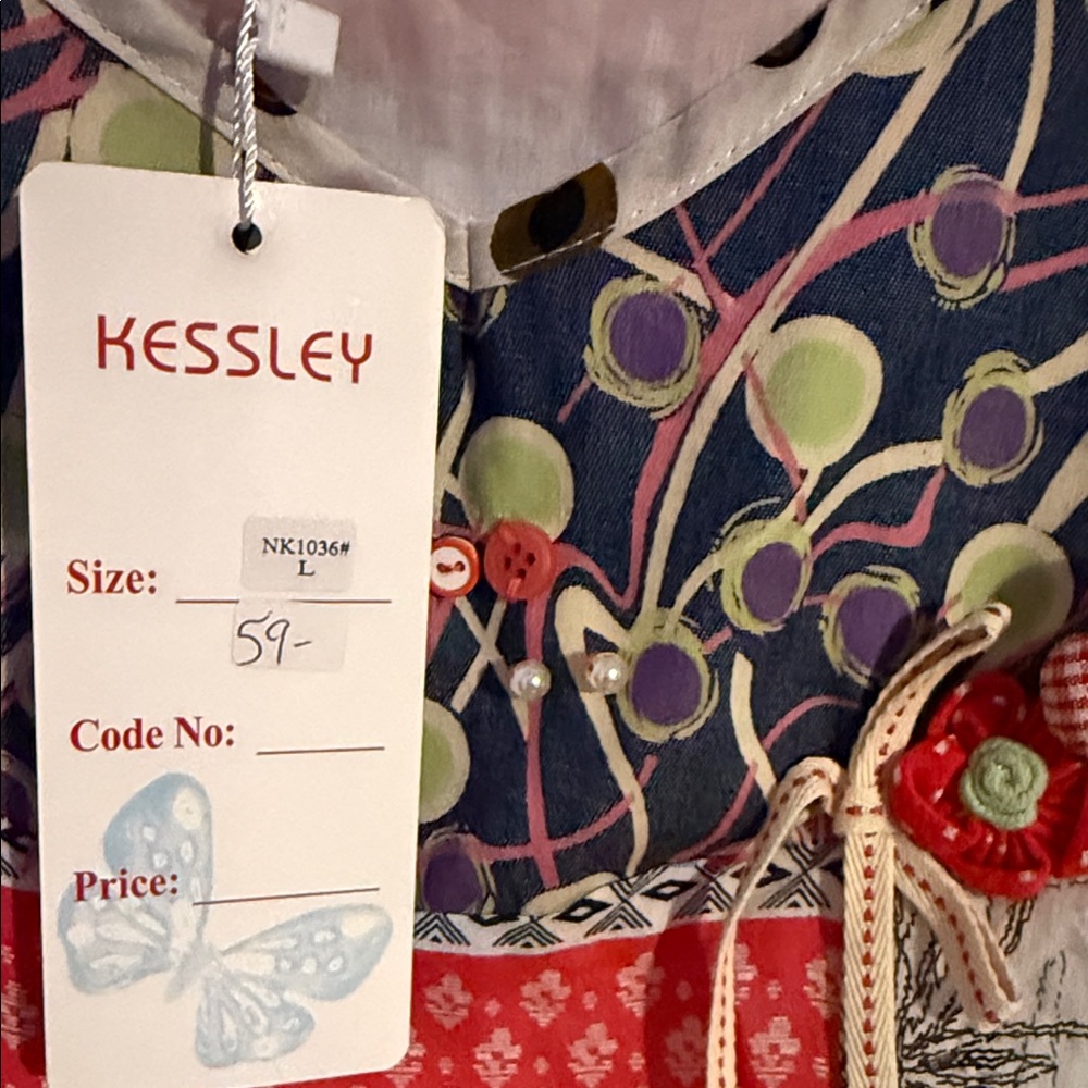 Kessley Multicolor Patterned Top - Picture 5 of 6